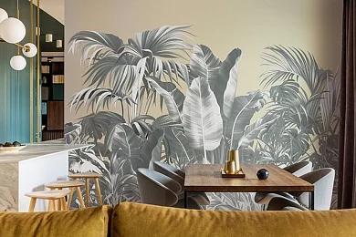 Фото Фреска Tesoro арт. 01220-GL - Тропики  | Студия фресок и фотопанно "La Stanza"