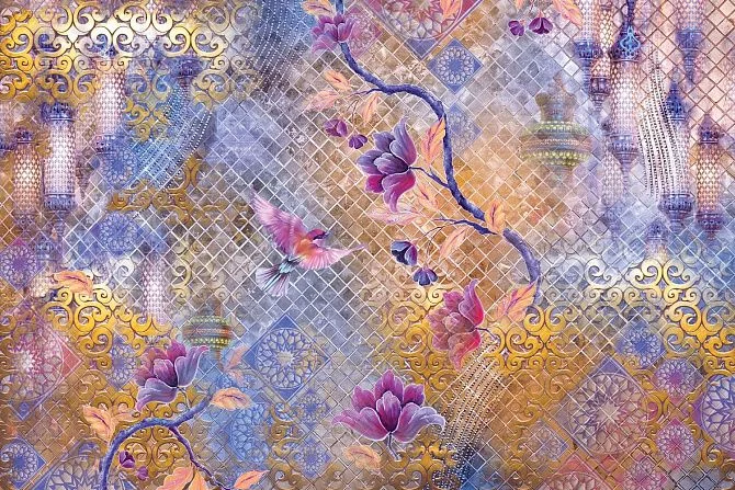 Фото Фреска Тренды Марракеш арт. 980203 - Орнаменты | Студия фресок и фотопанно "La Stanza"