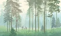 Фото Фреска ALBA Natura арт. 800120 - Лес и деревья | Студия фресок и фотопанно "La Stanza" 1
