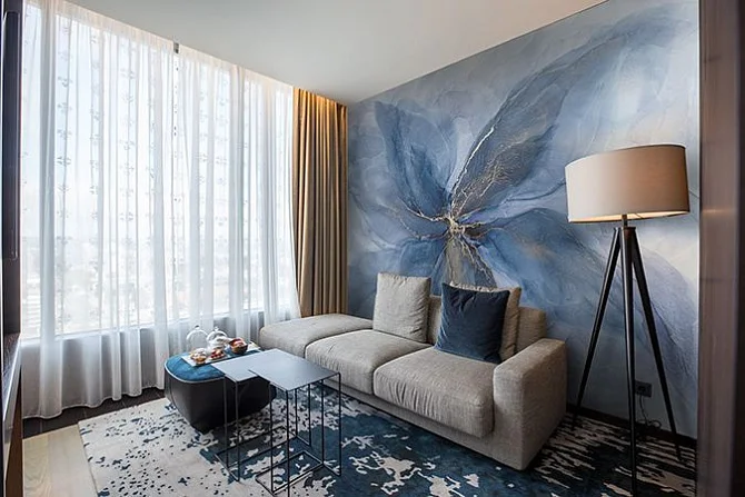 Фото Фреска ALBA Abstract арт. 01750-G - Флюиды  | Студия фресок и фотопанно "La Stanza"