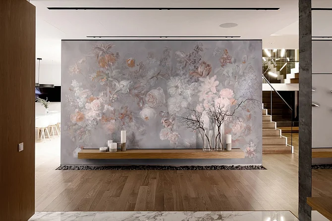 Фото Фреска ALBA Flora арт. 800628 - Цветы | Студия фресок и фотопанно "La Stanza"
