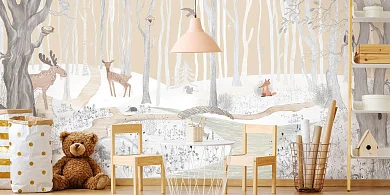 Фото Фреска ALBA Dreams арт. 800593 - Детские|Для девочки | Студия фресок и фотопанно "La Stanza"