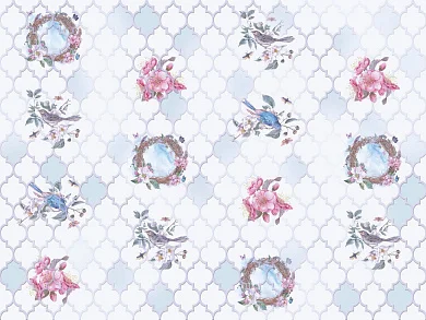 Фото Фреска Тренды Простые решения арт. 910551 - Детские|Для девочки | Студия фресок и фотопанно "La Stanza"