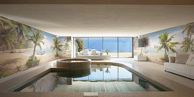 Фото Фреска ALBA Tropic арт. 800215 - Тропики  | Студия фресок и фотопанно "La Stanza"