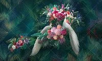 Фото Фреска ALBA Flora арт. 800276 - Цветы | Студия фресок и фотопанно "La Stanza" 1