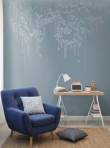 Фото Фреска Tesoro арт. 01492-S - Шинуазри | Студия фресок и фотопанно "La Stanza"