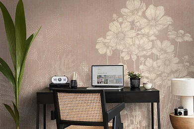 Фото Фреска ALBA Ornamental арт. 800651 - Цветы | Студия фресок и фотопанно "La Stanza"