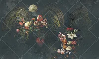 Фото Фреска ALBA Flora арт. 800268 - Цветы | Студия фресок и фотопанно "La Stanza" 1