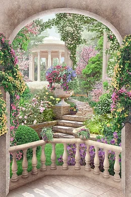 Фото a_985 - Пейзажи|Балконы и террасы | Студия фресок и фотопанно "La Stanza"