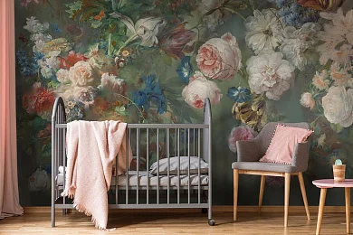 Фото Фреска ALBA Flora арт. 800625 - Цветы | Студия фресок и фотопанно "La Stanza"