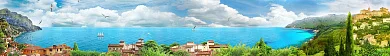 Фото Панорама морского побережжья - Пейзажи|Морские виды | Студия фресок и фотопанно "La Stanza"
