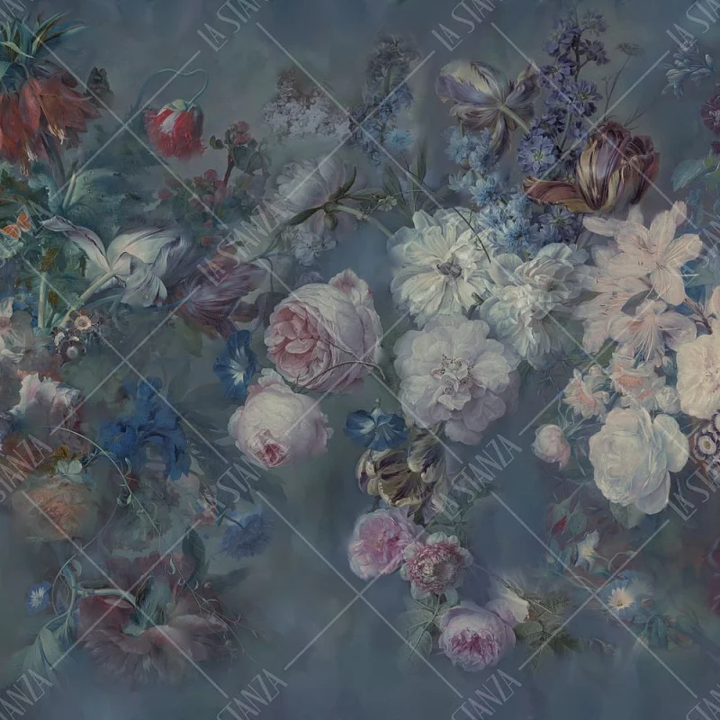 Фото Фреска ALBA Flora арт. 800626 - Цветы | Студия фресок и фотопанно "La Stanza" 1