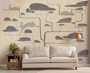 Фото Фреска Tesoro арт. 01321-GL - Графика  | Студия фресок и фотопанно "La Stanza"