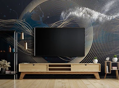 Фото Фреска Tesoro 2 арт. 02103-F - Графика  | Студия фресок и фотопанно "La Stanza"