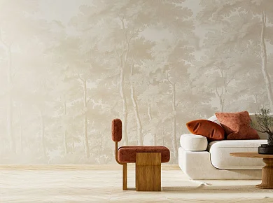 Фото Фреска Tesoro 2 арт. 02130-GL - Лес и деревья | Студия фресок и фотопанно "La Stanza"