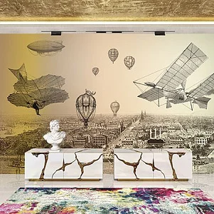 Фото Фреска Tesoro арт. 01481-G - Графика  | Студия фресок и фотопанно "La Stanza"