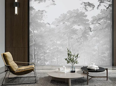 Фото Фреска Tesoro 2 арт. 02132-S - Лес и деревья | Студия фресок и фотопанно "La Stanza"