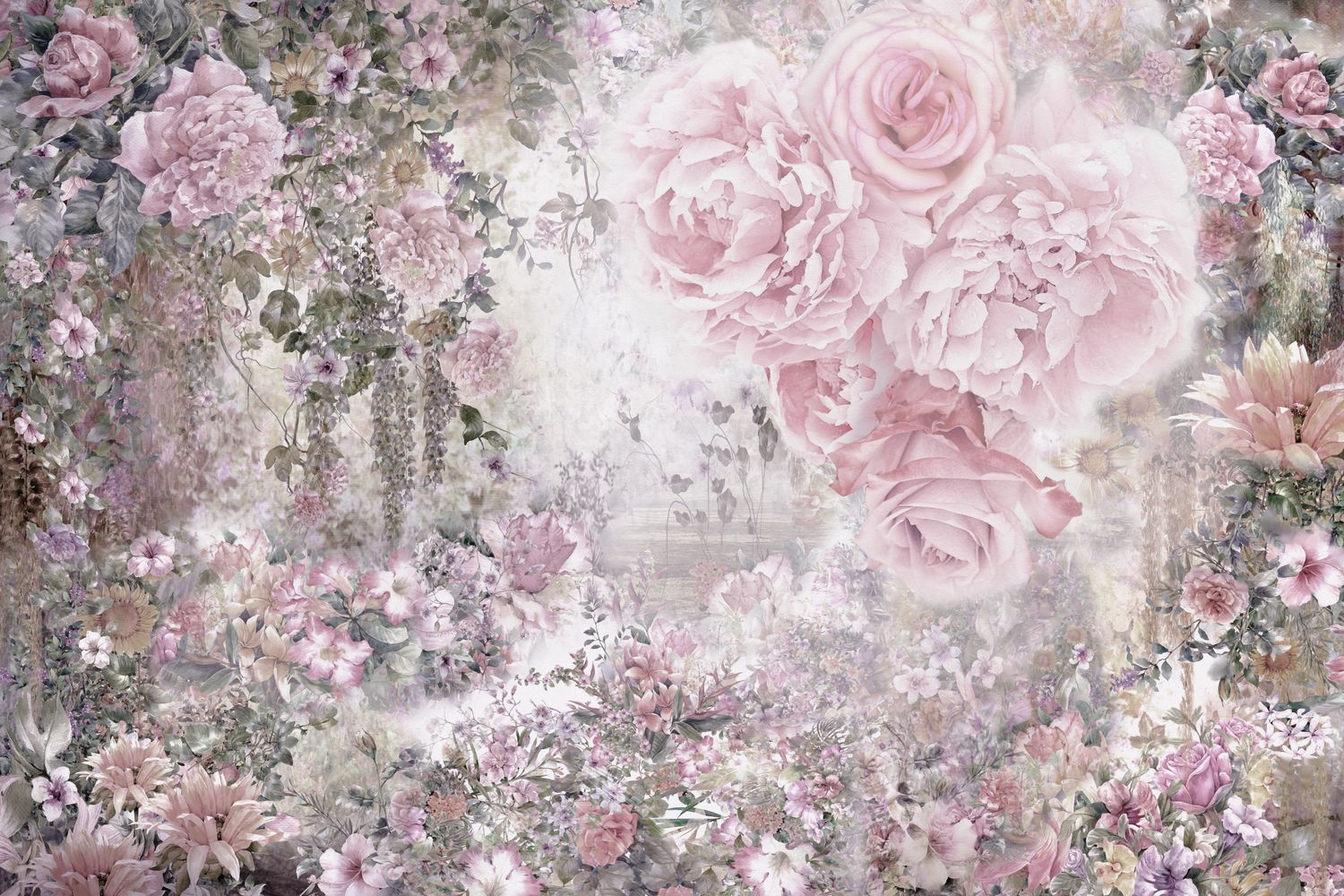 Фото Фреска Тренды Флориано арт. 980286 - Цветы | Студия фресок и фотопанно "La Stanza"