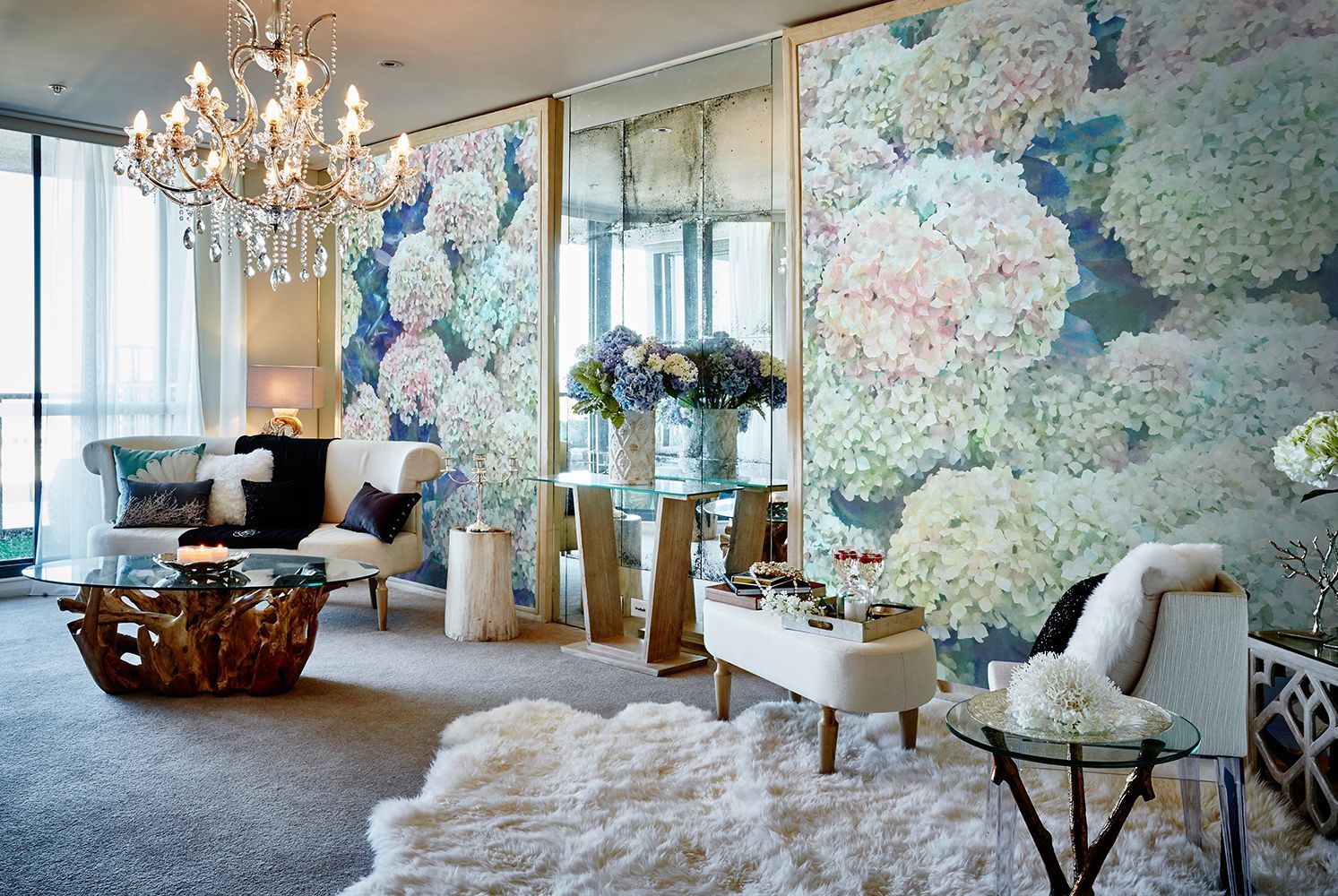 Фото Фреска ALBA Flora арт. 800287 - Цветы | Студия фресок и фотопанно "La Stanza"