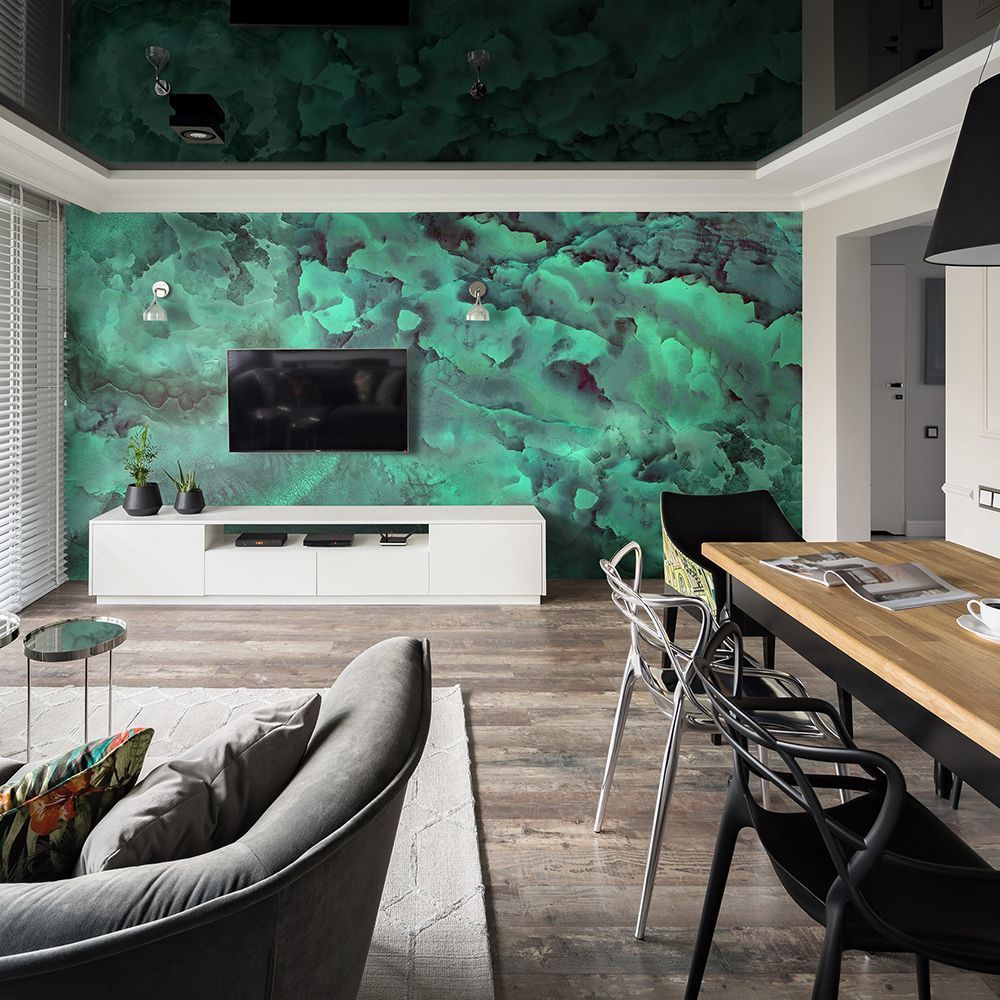 Фото Фреска ALBA Textures арт. 800341 - Флюиды  | Студия фресок и фотопанно "La Stanza"