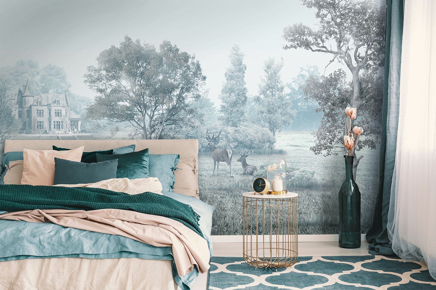 Фото Фреска ALBA Natura арт. 800111 - Лес и деревья | Студия фресок и фотопанно "La Stanza"