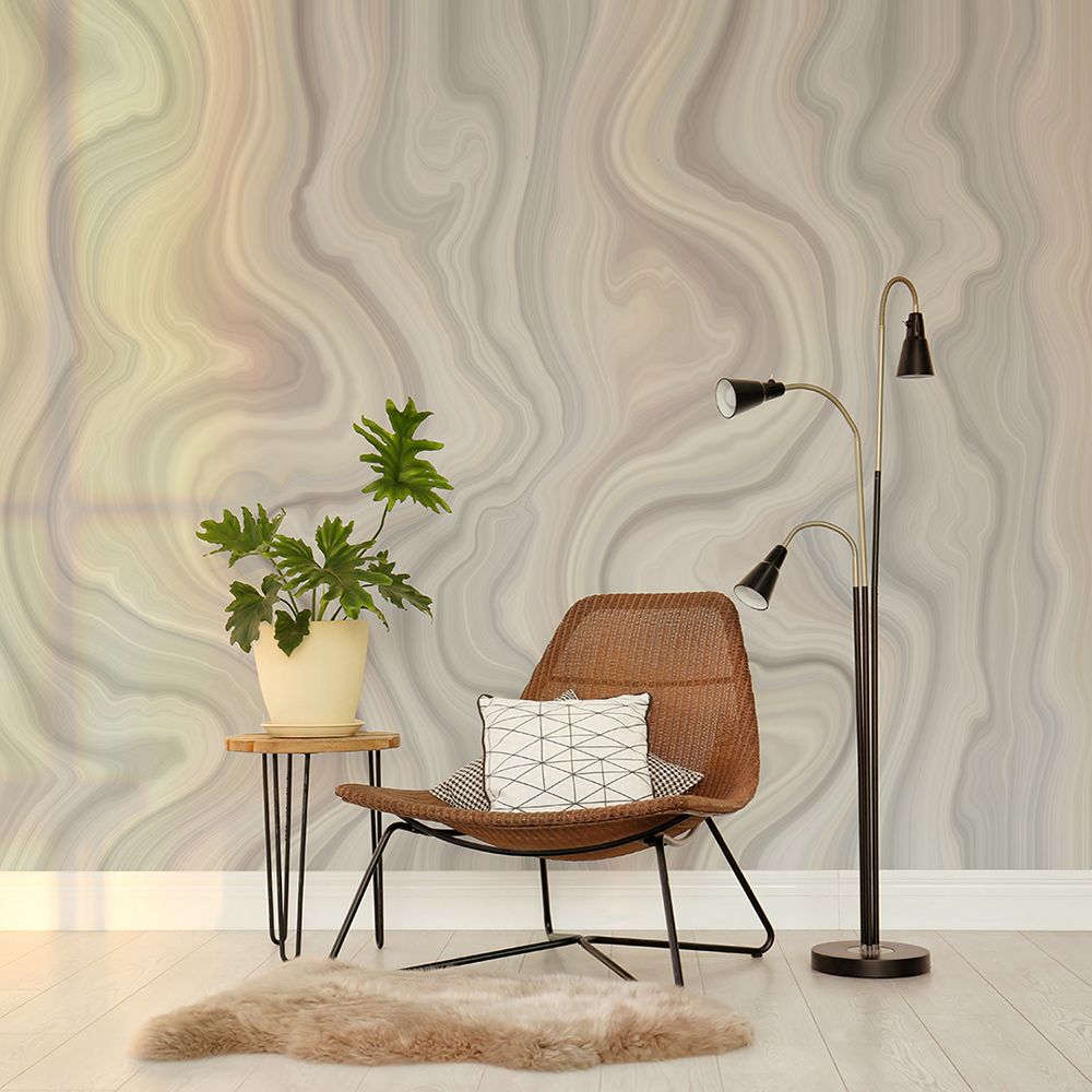 Фото Фреска ALBA Abstract арт. 800660 - Флюиды  | Студия фресок и фотопанно "La Stanza"