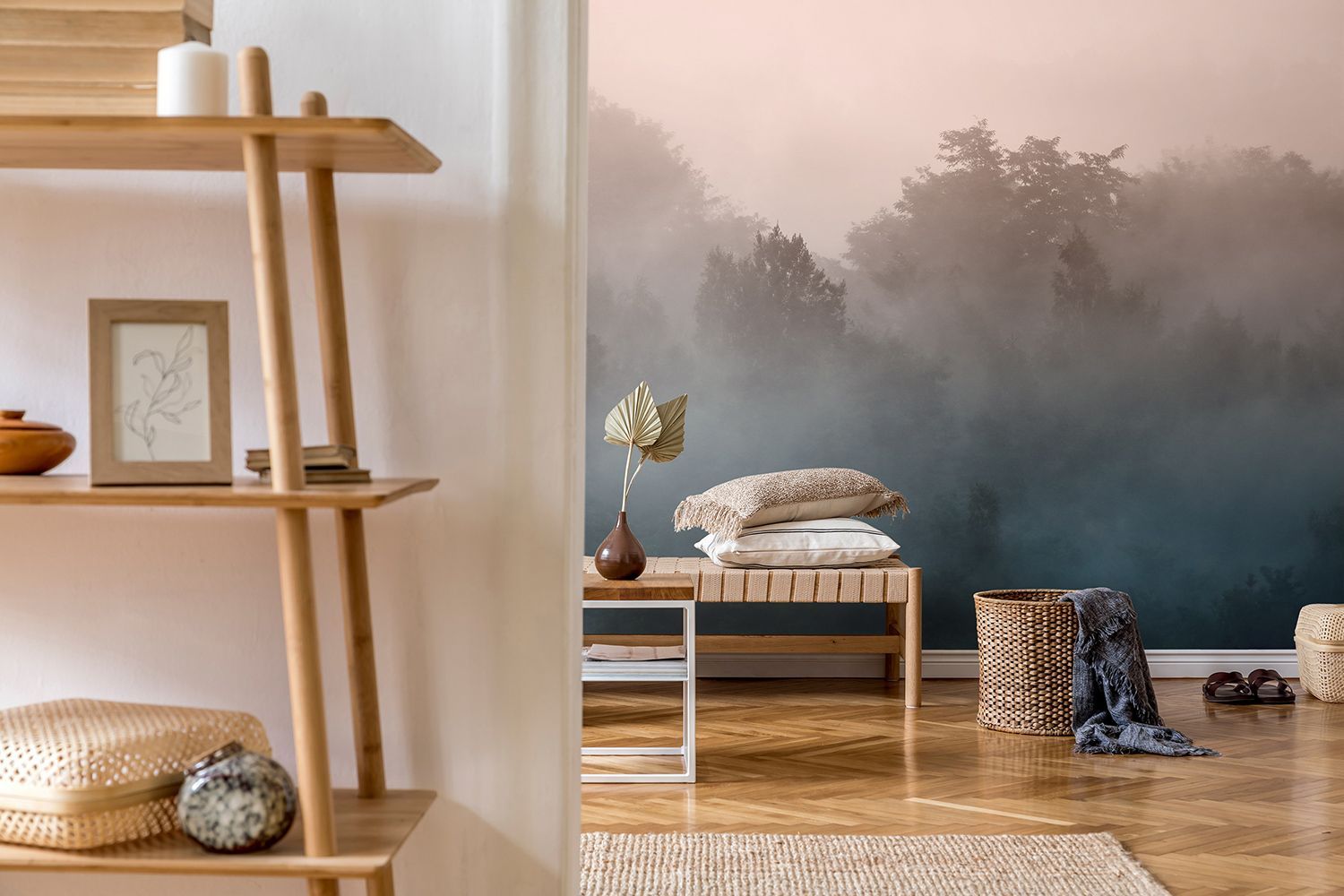 Фото Фреска ALBA Natura арт. 800175 - Лес и деревья | Студия фресок и фотопанно "La Stanza"