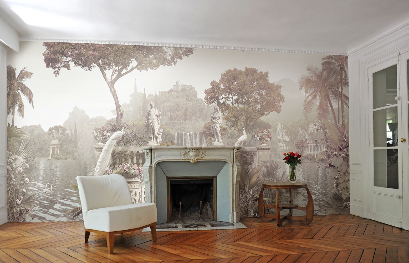 Фото Фреска ALBA Natura арт. 800117 - Лес и деревья | Студия фресок и фотопанно "La Stanza"