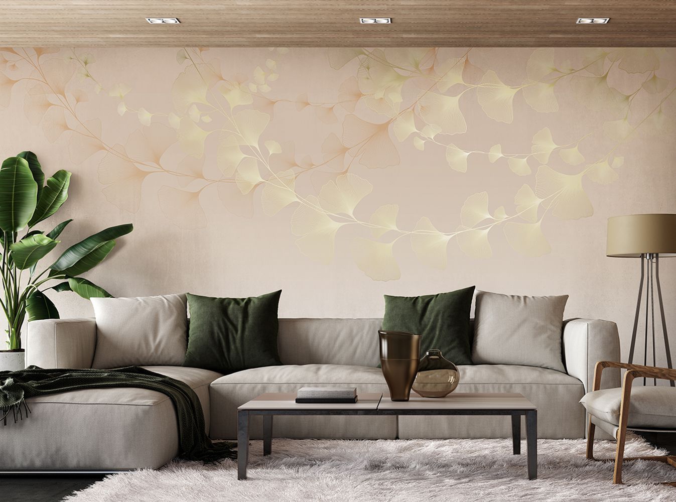 Фото Фреска Tesoro 2 арт. 02021-GL - Цветы | Студия фресок и фотопанно "La Stanza"