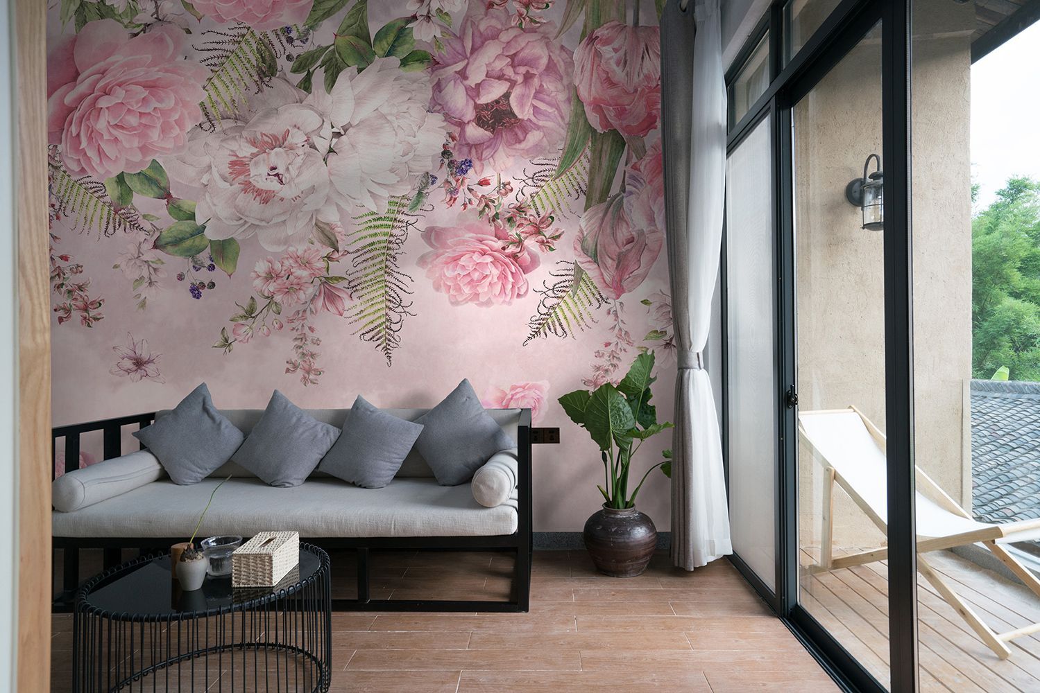 Фото Фреска ALBA Flora арт. 800633 - Цветы | Студия фресок и фотопанно "La Stanza"