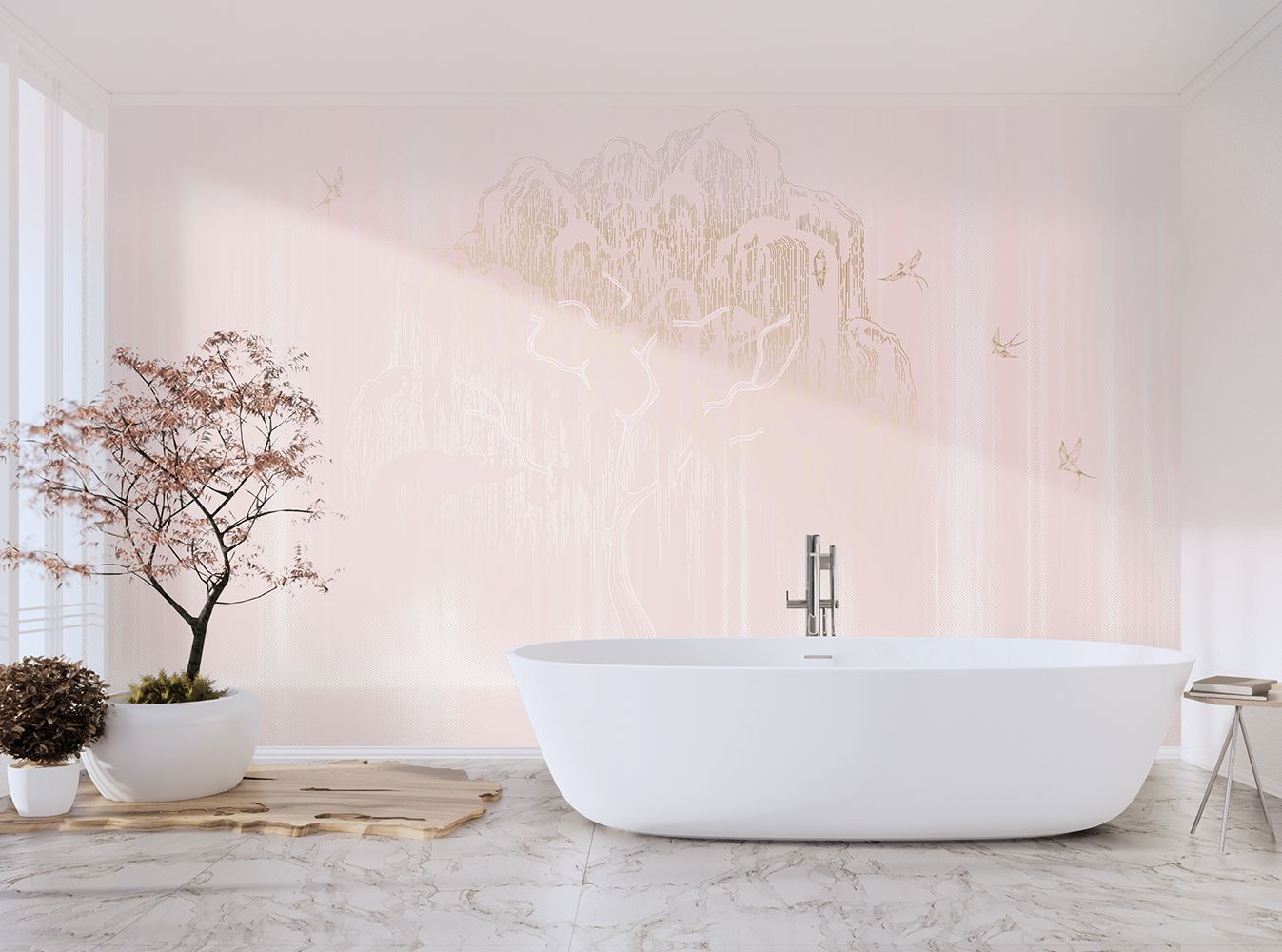 Фото Фреска Tesoro 2 арт. 02163-GL - Лес и деревья | Студия фресок и фотопанно "La Stanza"