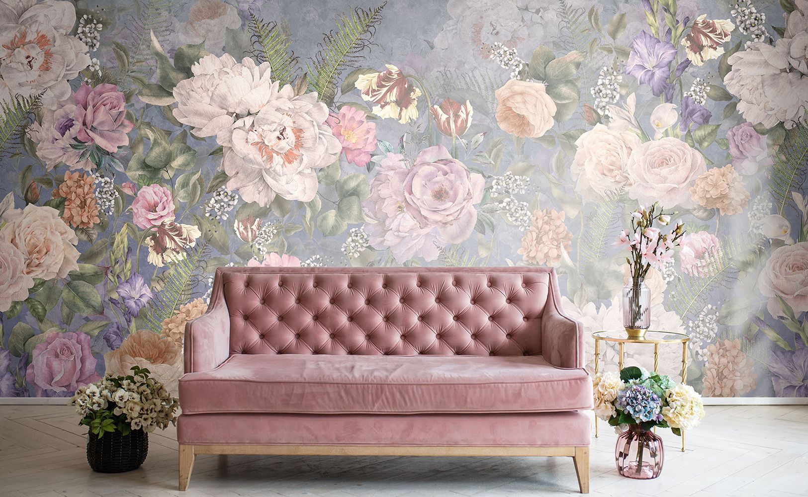 Фото Фреска ALBA Flora арт. 800611 - Цветы | Студия фресок и фотопанно "La Stanza"