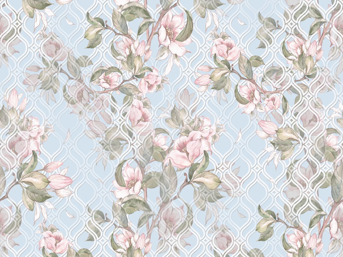 Фото Фреска Тренды Простые решения арт. 910526 - Цветы | Студия фресок и фотопанно "La Stanza"