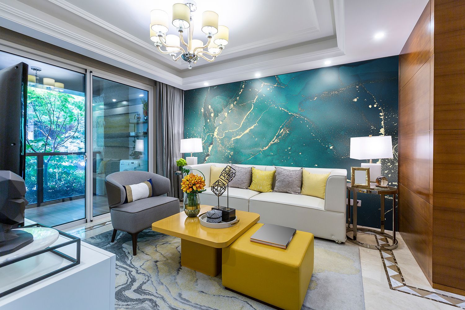 Фото Фреска ALBA Abstract арт. 800441 - Флюиды  | Студия фресок и фотопанно "La Stanza"