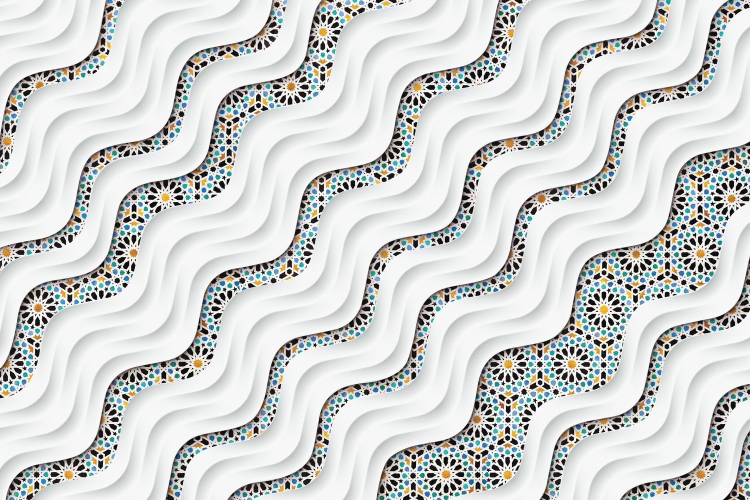 Фото Фреска Тренды Марракеш арт. 980198 - Орнаменты | Студия фресок и фотопанно "La Stanza"