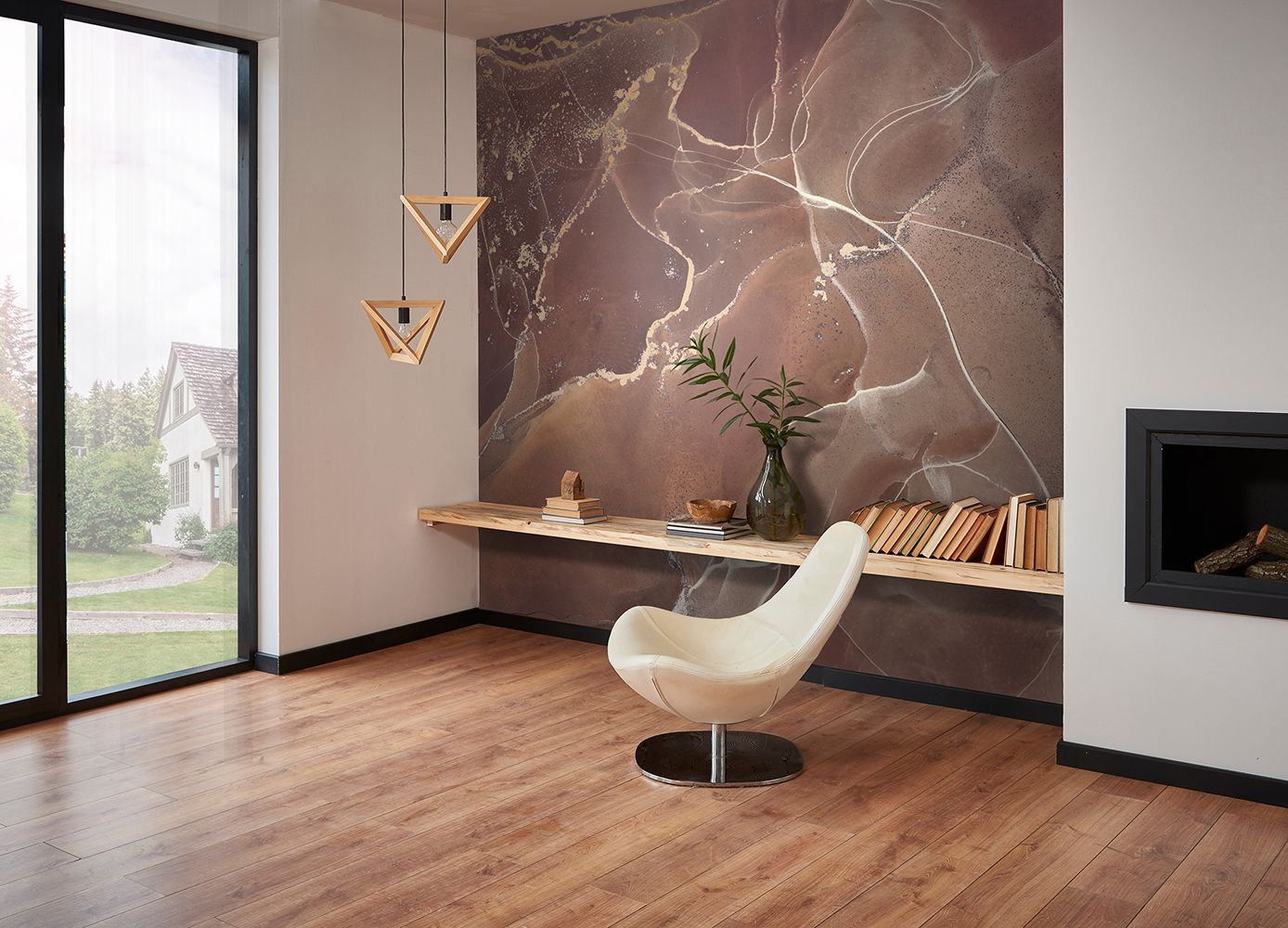 Фото Фреска ALBA Abstract арт. 800435 - Флюиды  | Студия фресок и фотопанно "La Stanza"