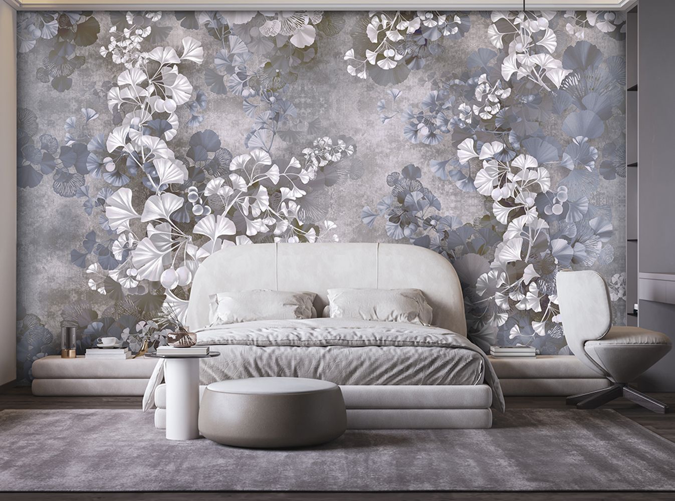 Фото Фреска Tesoro 2 арт. 02063-F - Цветы | Студия фресок и фотопанно "La Stanza"