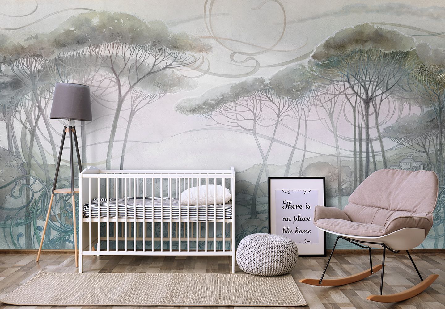 Фото Фреска ALBA Natura арт. 800732 - Лес и деревья | Студия фресок и фотопанно "La Stanza"