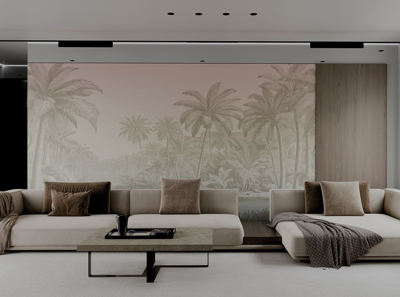 Фото Фреска Tesoro 2 арт. 02016-F - Тропики  | Студия фресок и фотопанно "La Stanza"