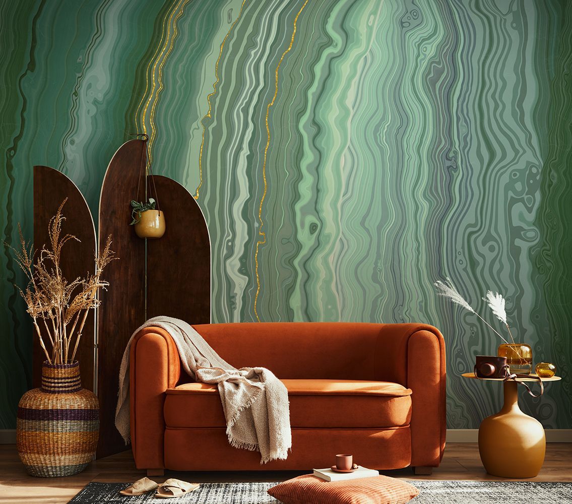 Фото Фреска ALBA Abstract арт. 800657 - Флюиды  | Студия фресок и фотопанно "La Stanza"