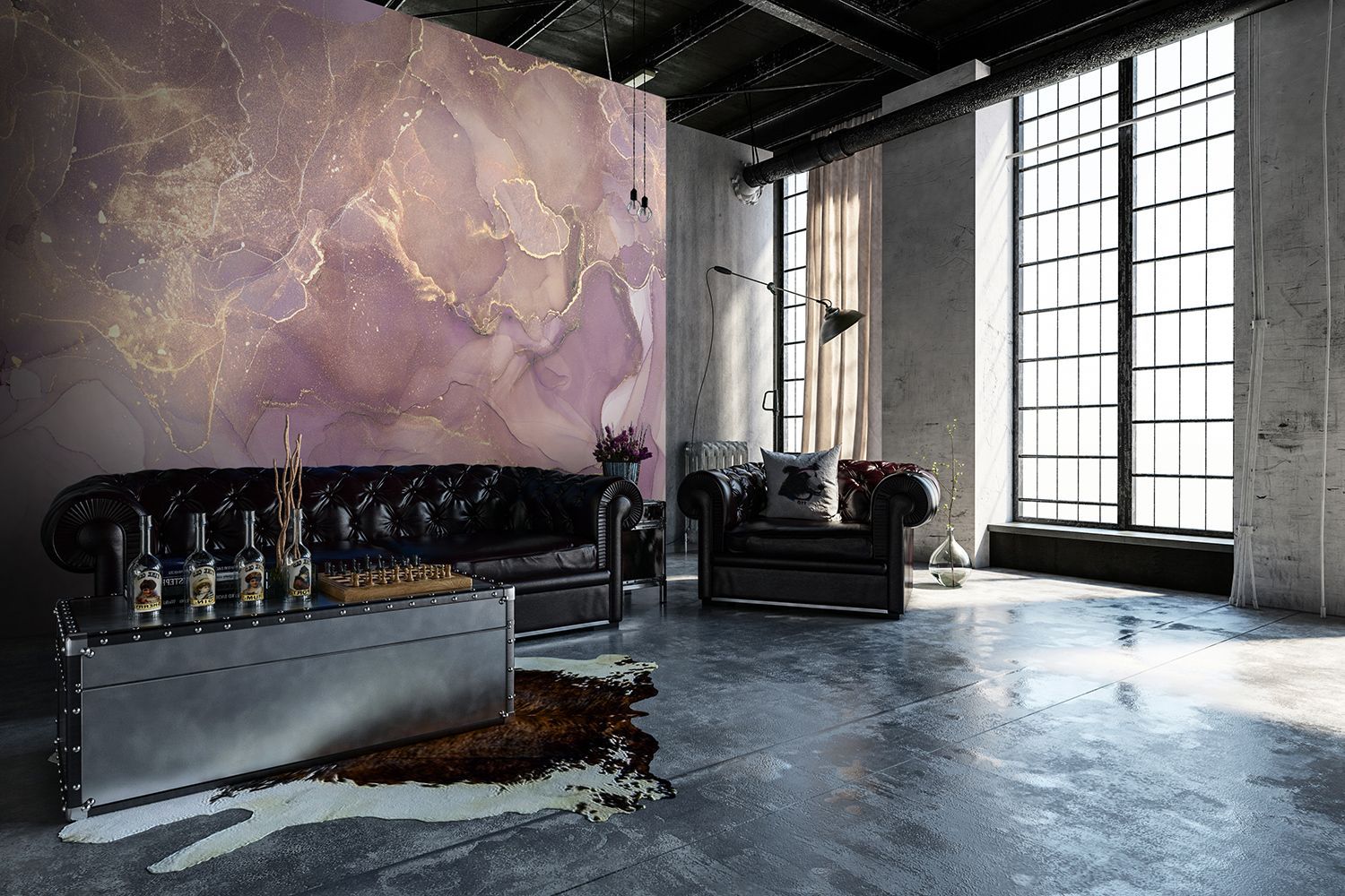 Фото Фреска ALBA Abstract арт. 800467 - Флюиды  | Студия фресок и фотопанно "La Stanza"