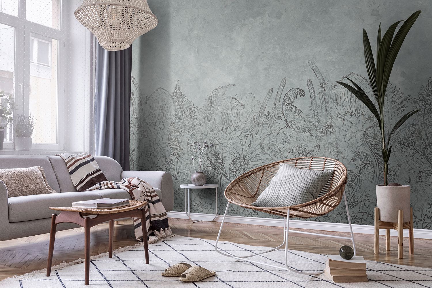 Фото Фреска ALBA Textures арт. 800316 - Цветы | Студия фресок и фотопанно "La Stanza"