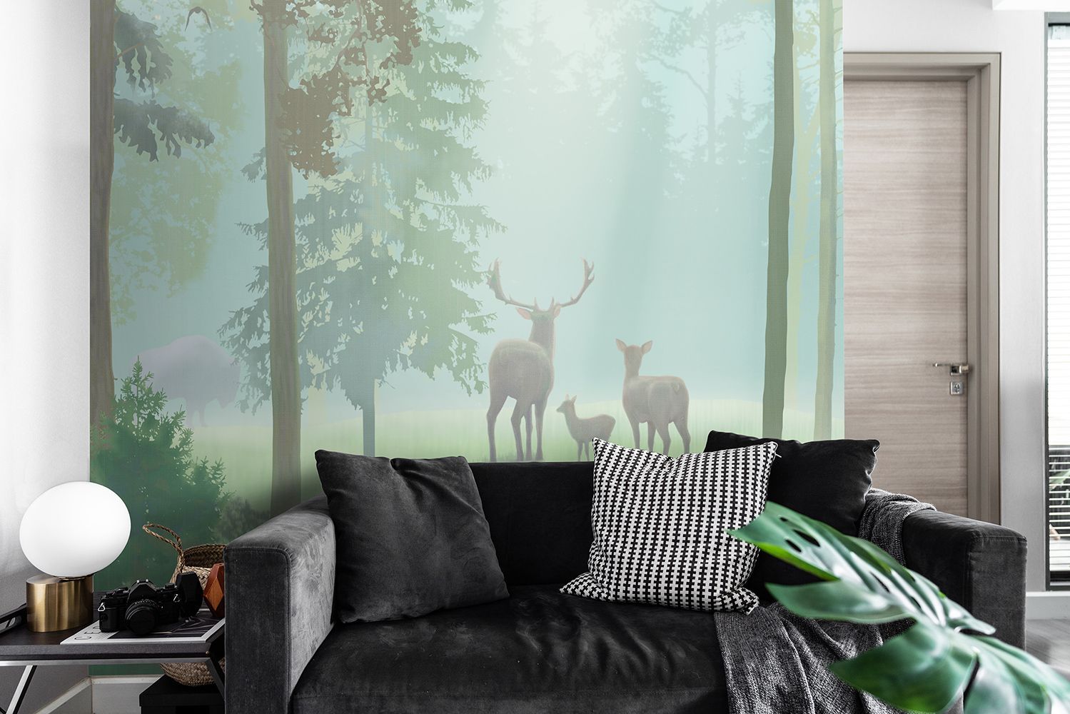 Фото Фреска ALBA Natura арт. 800120 - Лес и деревья | Студия фресок и фотопанно "La Stanza"