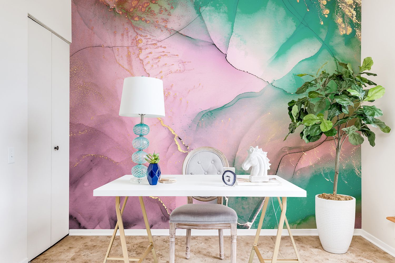 Фото Фреска ALBA Abstract арт. 800446 - Флюиды  | Студия фресок и фотопанно "La Stanza"