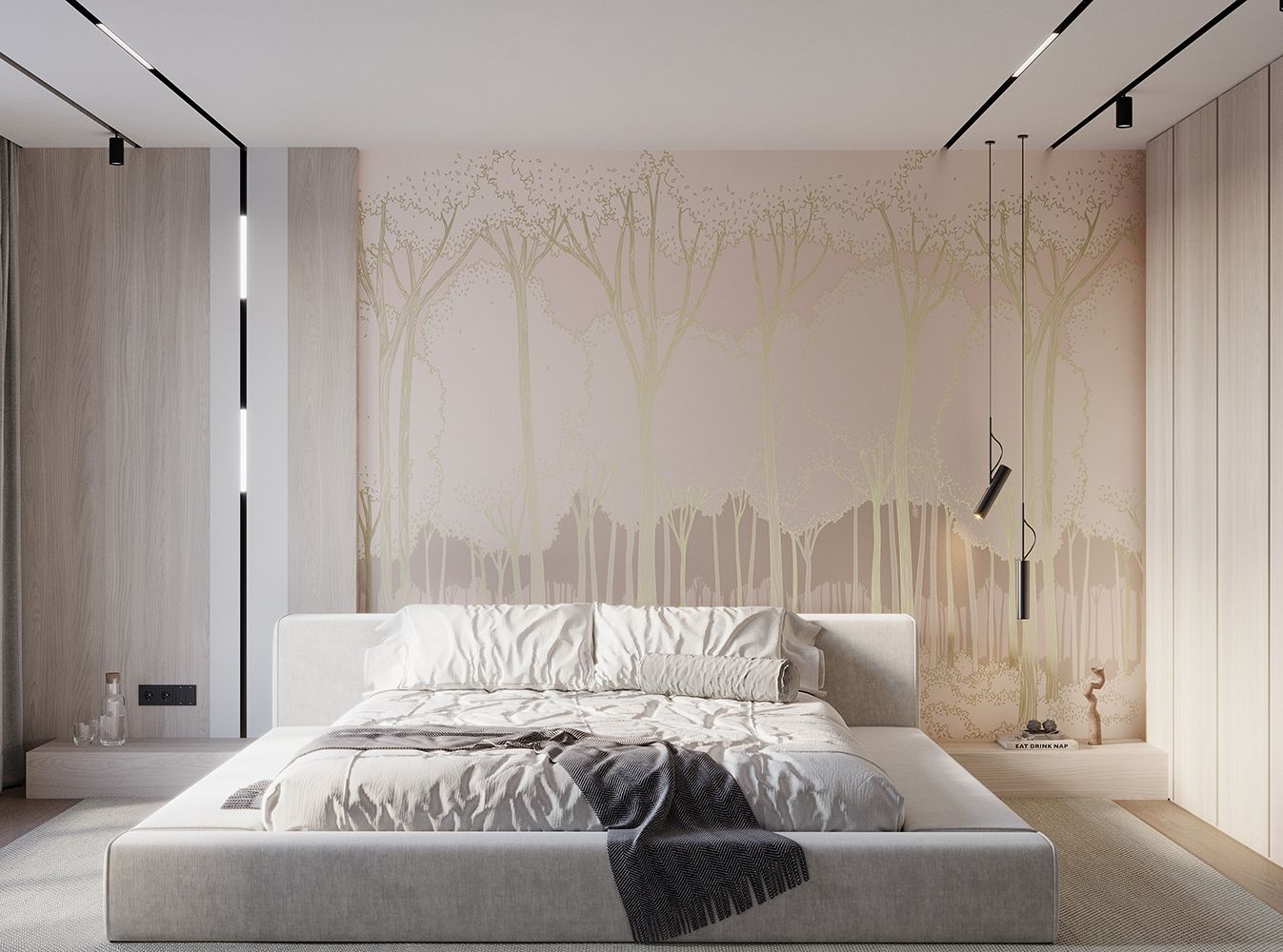 Фото Фреска Tesoro 2 арт. 02031-G - Лес и деревья | Студия фресок и фотопанно "La Stanza"