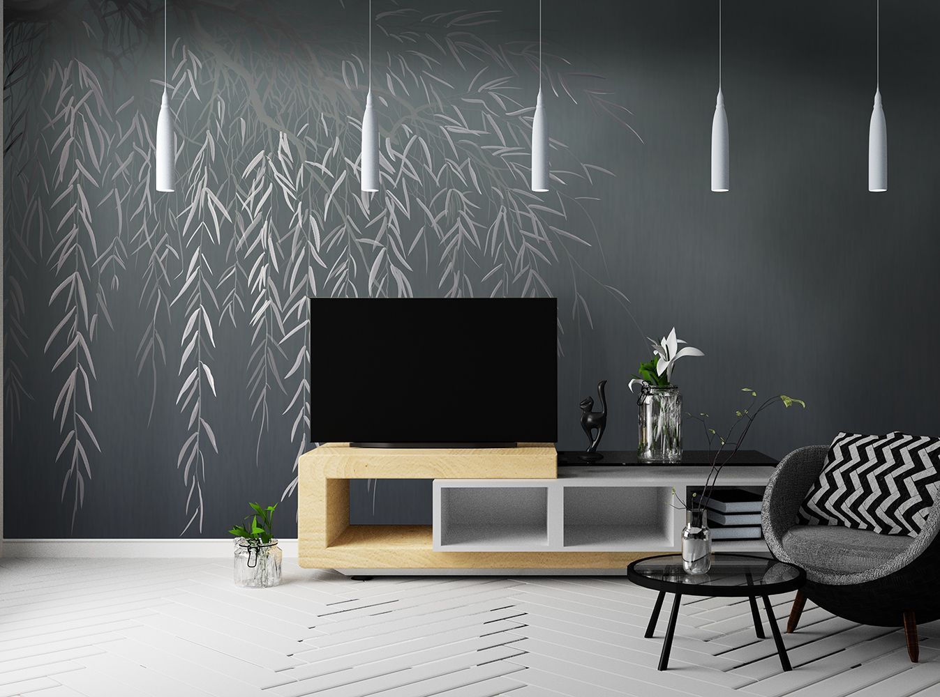 Фото Фреска Tesoro 2 арт. 02152-S - Лес и деревья | Студия фресок и фотопанно "La Stanza"