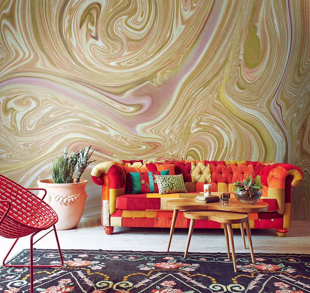 Фото Фреска ALBA Abstract арт. 800477 - Флюиды  | Студия фресок и фотопанно "La Stanza"