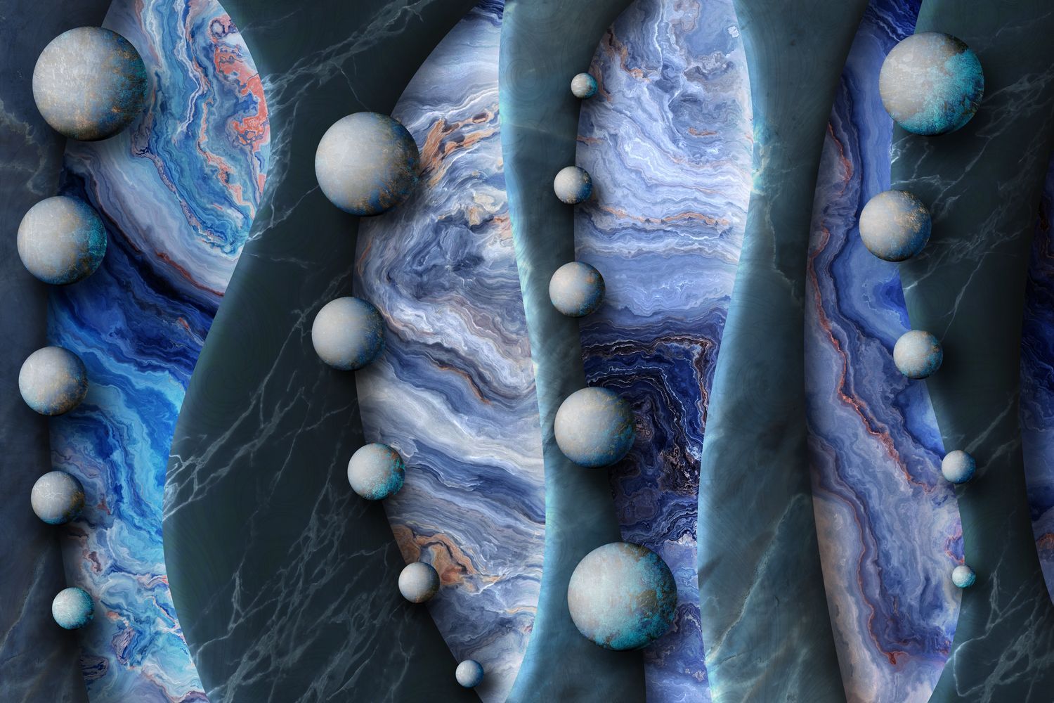 Фото Фреска ALBA Abstract арт. 800473 -  | Студия фресок и фотопанно "La Stanza"