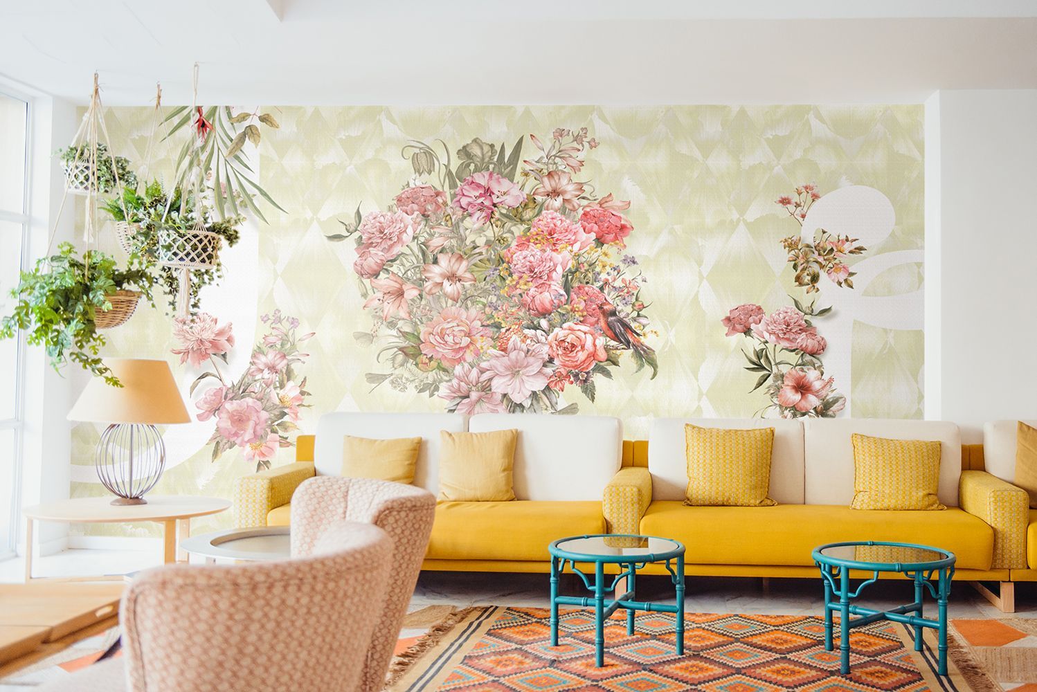 Фото Фреска ALBA Flora арт. 800273 - Цветы | Студия фресок и фотопанно "La Stanza"