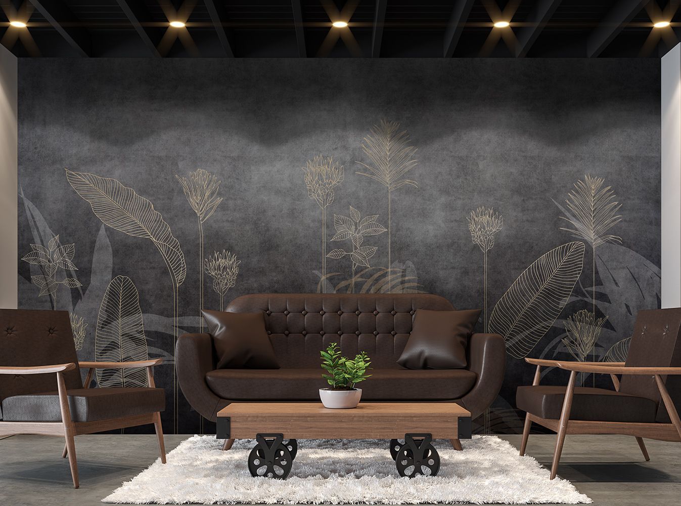 Фото Фреска Tesoro 2 арт. 02041-GL - Лес и деревья | Студия фресок и фотопанно "La Stanza"